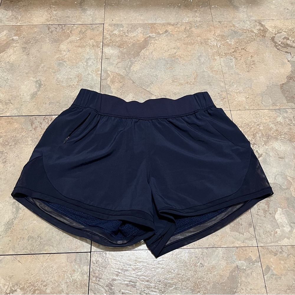 Lululemon Women's Navy Blue Athletic Shorts